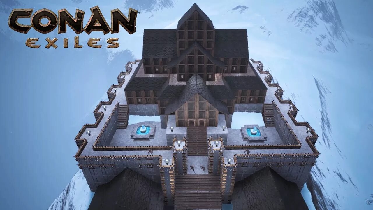 Conan exiles стены. Крепость клаэля conan. постройки конан эксайлес. conan exiles база замок. замок конан эксайл.