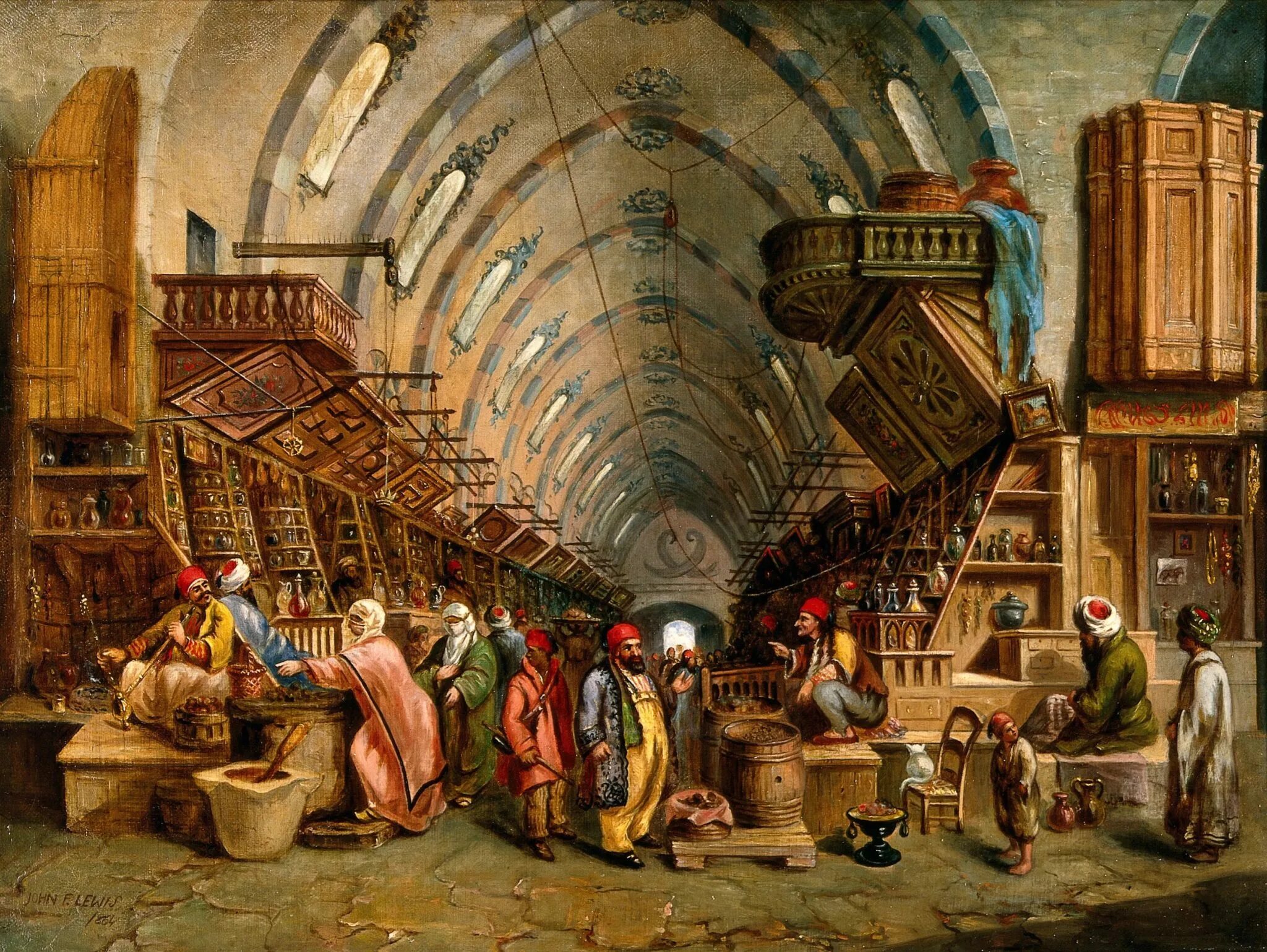 Ремесло нового времени. Базар средневековый Багдад. Константинополь картина средневекового художника. Индия рынок 15 век. Османская Империя 18 век торговля.