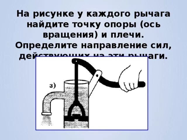 На рисунке изображен рычаг имеющий ось. Изображение рычага с осью вращения. Найдите точку опоры (ось вращения) и плечи рычага.. Точка опоры рычага. У каждого рычага Найдите точку опоры и плечи.