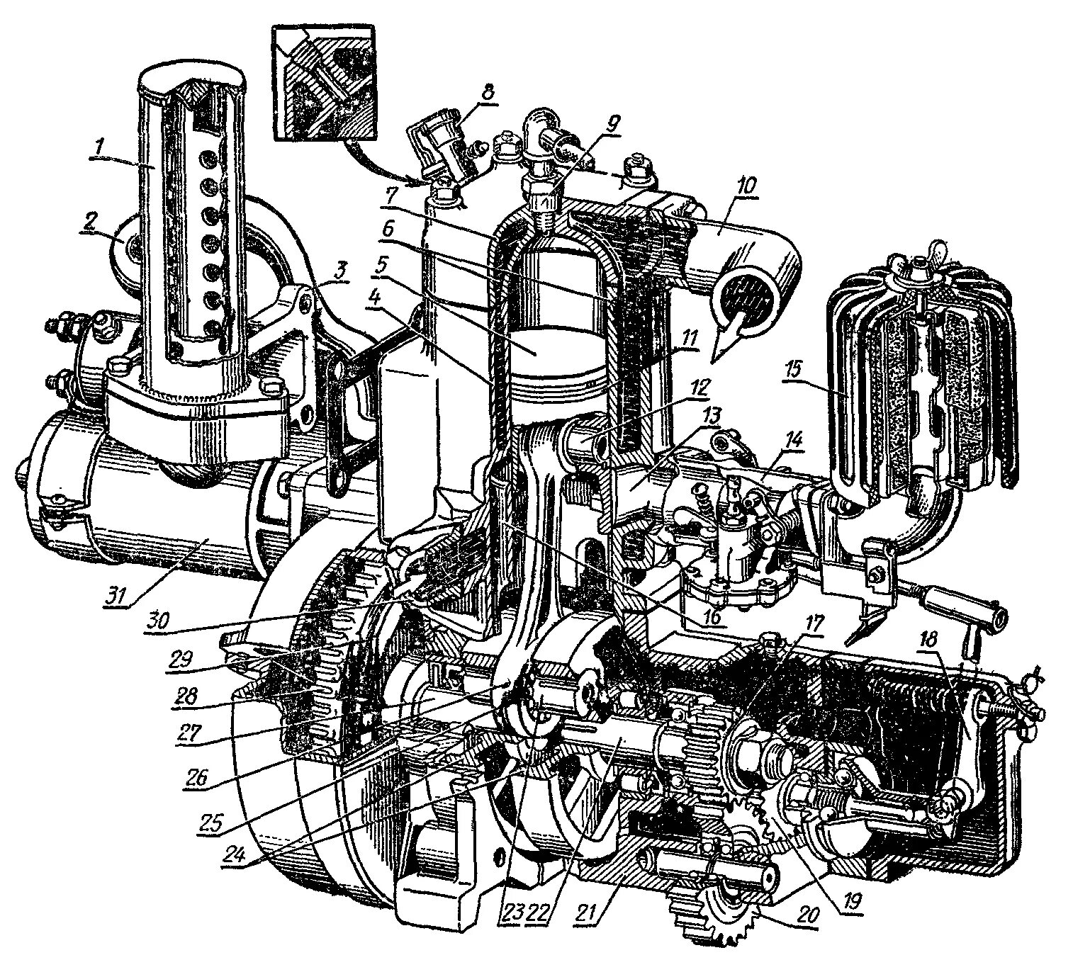 Пусковой двигатель МТЗ-80. Пусковой двигатель Пд-10. Пд-10 двигатель пускач. Пускач ДТ 75.