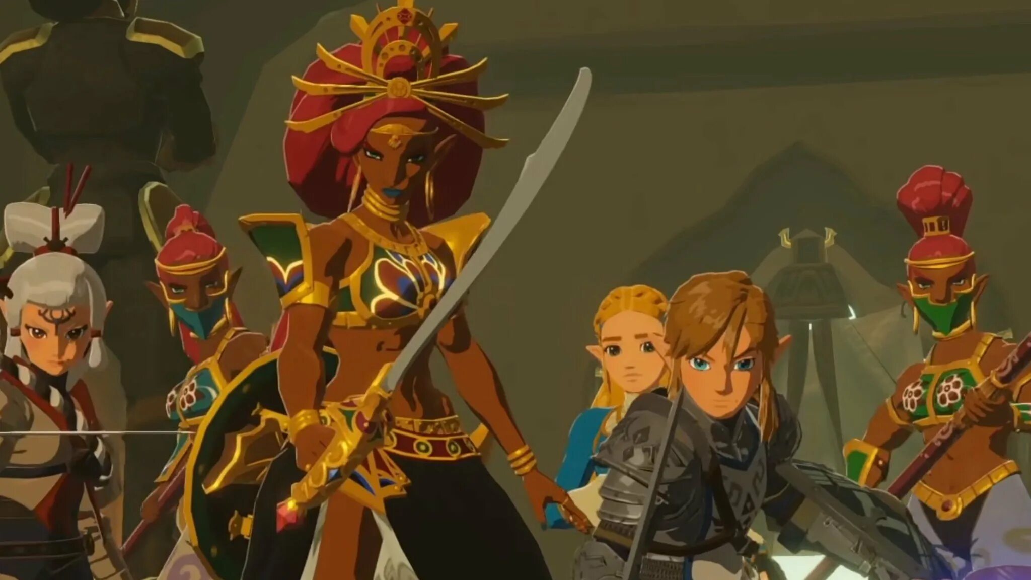Zelda age. Урбоса Зельда. Hyrule Warriors: age of Calamity. Урбоса Легенда о Зельде. Hyrule Warriors: age of Calamity персонажи.