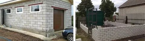 Гараж из пеноблоков своими руками пошаговая