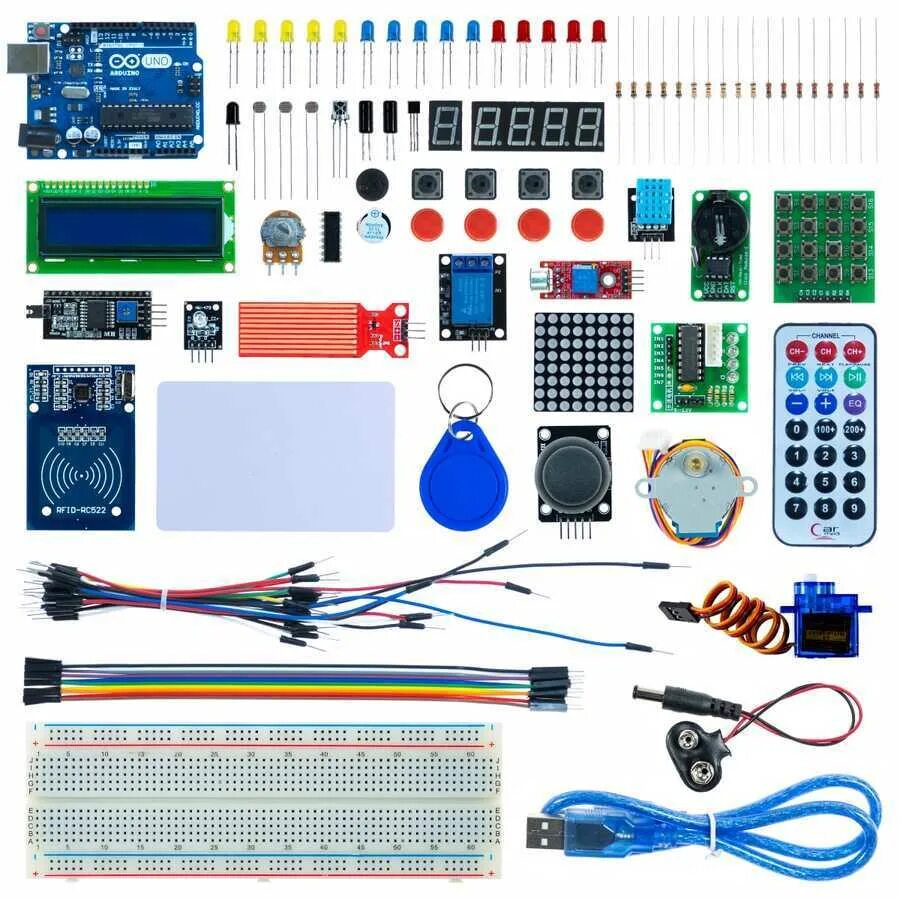 Набор ардуино uno r3 RFID Kit.. Discovery Kit Arduino. Кит наборы для ардуино. Arduino Master Kit.