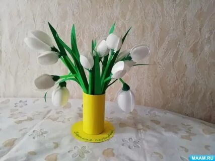 Подснежники своими руками