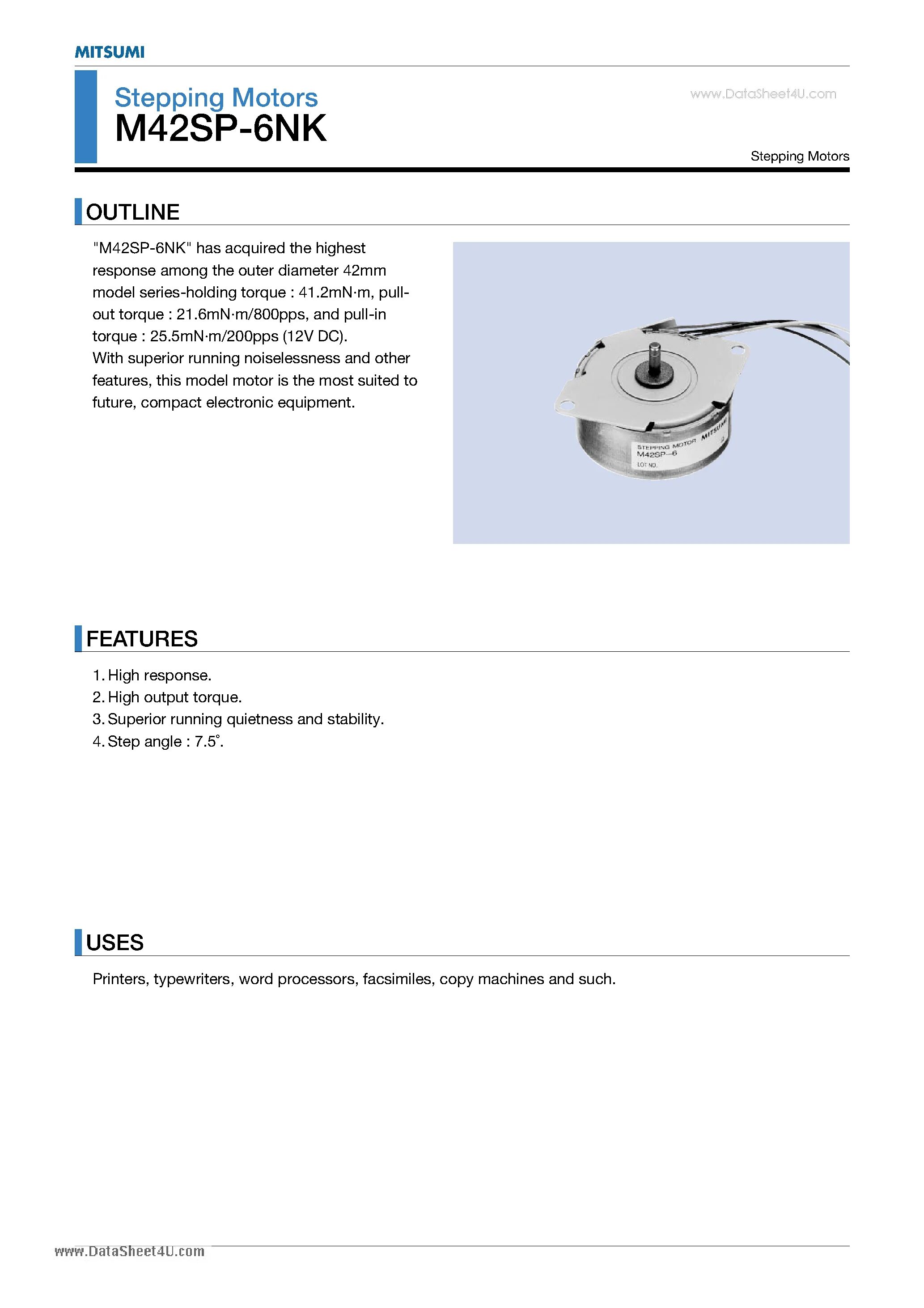 Stepping Motor m49sp-1 схема. M42sp-6nk. Mitsumi m42sp-7np. Шаговый двигатель m42sp 6k.