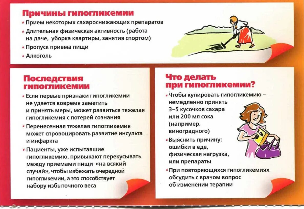 Помощь при сахарном