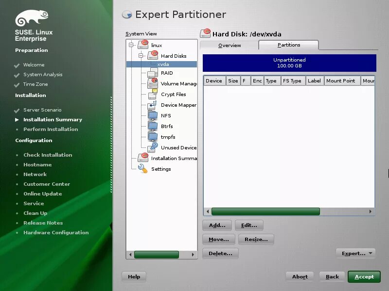 Suse linux enterprise server