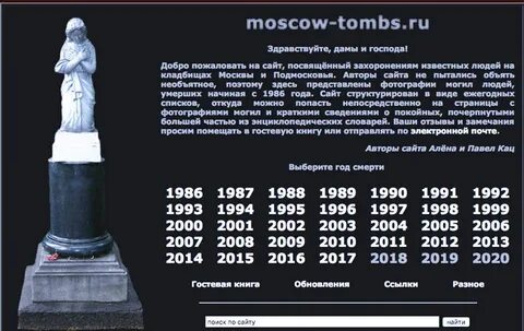 Узнать захоронение по фамилии москва