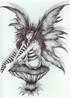 fairy by white2tattoo4 Gothic Fairy Tattoo, Tattoo Fairy, Fairy Tattoo Desi...