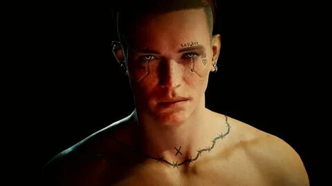 Cyberpunk 2077 Татуировка Джонни