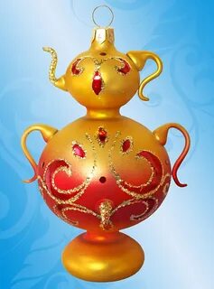 Елочная игрушка чайник