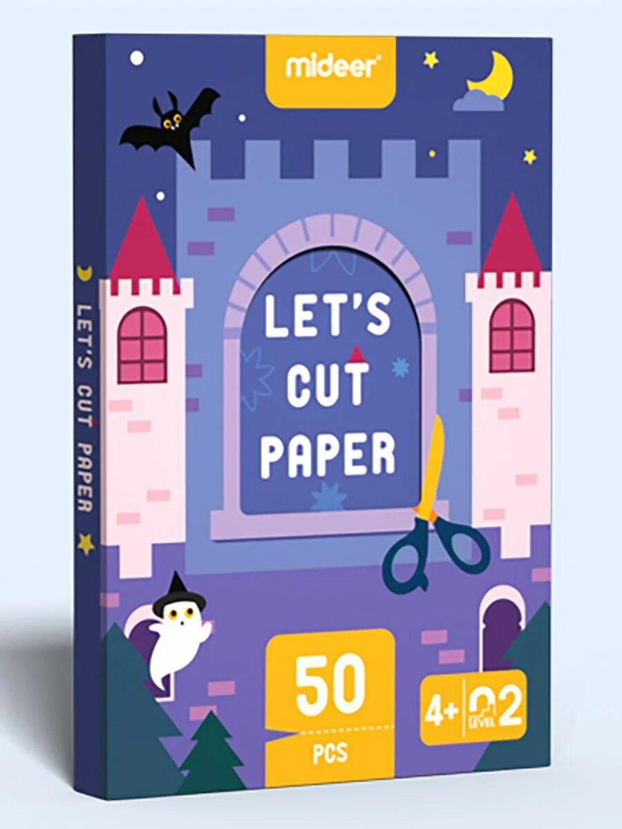 Cut let. Развивающая тетрадь mideer. Mideer. Let's Cut paper mideer.