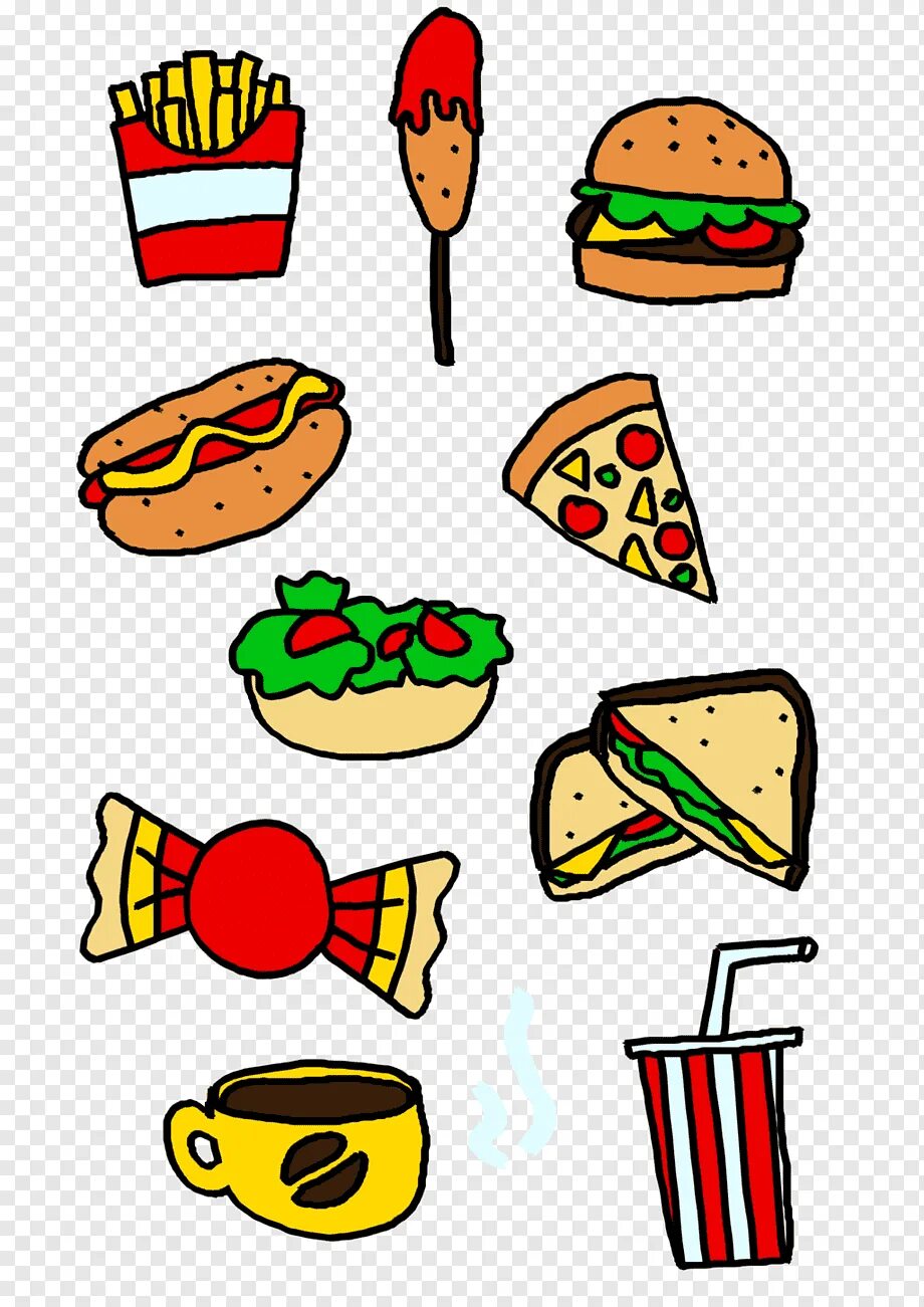Рисунок фаст. Рисунки еды. Еда картинки мультяшные. Нарисованная еда. Лёгкие рисунки еда.