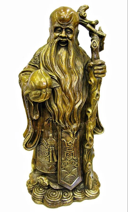 Статуэтка Шоусин Бог долголетия. Скульптура Бог долголетия Шоусин. Статуэтка Шоусин бронза. Шоу син Китай статуэтка Шоусин.