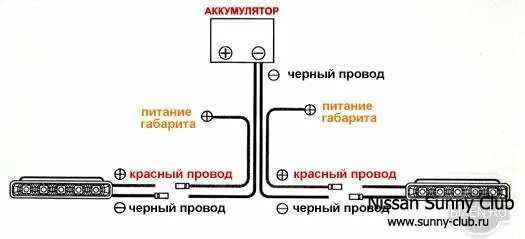 Как подключить ленту дхо. Ниссан санни fb15 подключить дхо. nissan tiida с 11 подключить дополнительных ходовых огней. подключение дхо ниссан санни. подключение противотуманок красный и черный провод.