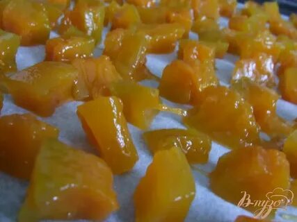 Цукаты из тыквы и сахаром простой