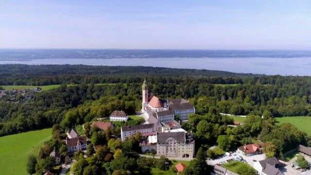 Андекс. Монастырь андекс в баварии. церковь андекса в аммерзее интерьер.