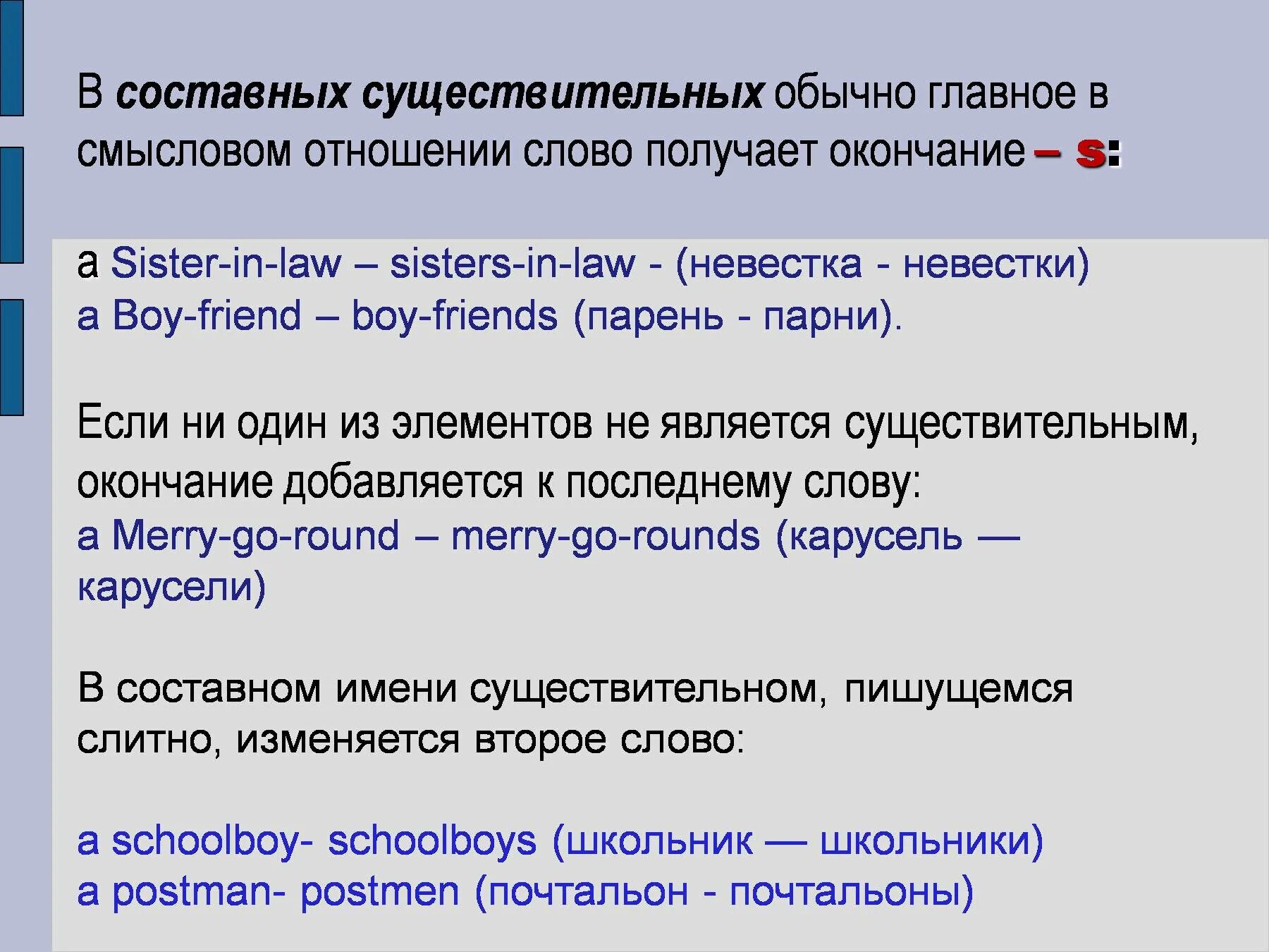 Пятнадцать составное. Составные существительные в английском языке. Составное существительное в английском. Составные сложные существительные в английском языке. Примеры составных существительных в английском.