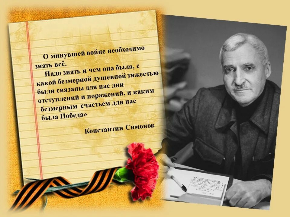 Какому поэту адресовано стихотворение константина симонова