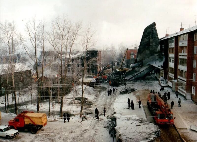 Авиакатастрофа 1997. Катастрофа АН-124 В Иркутске 6 декабря 1997 года.