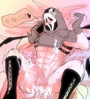 ghostface, dead by daylight, scream (series), abs, anal, big balls, blush, ...