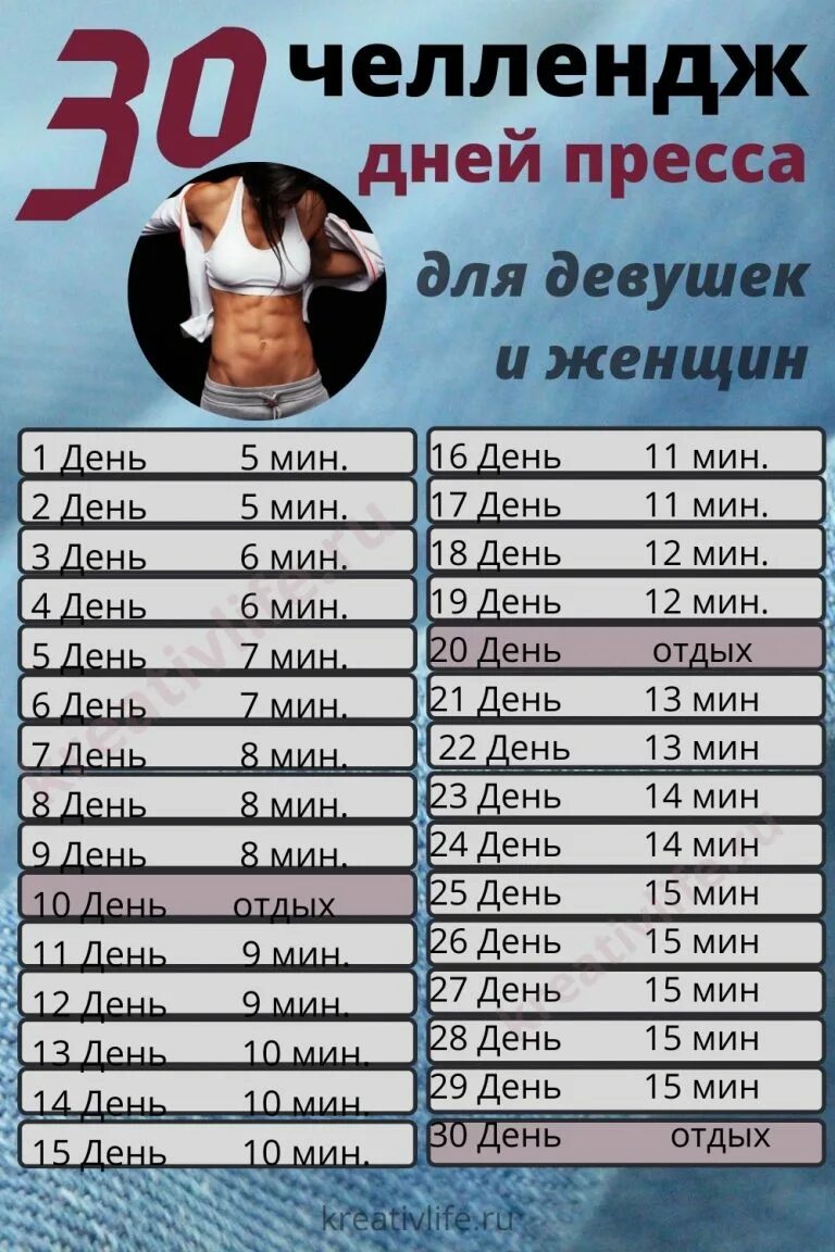 Приседания планка отжимания