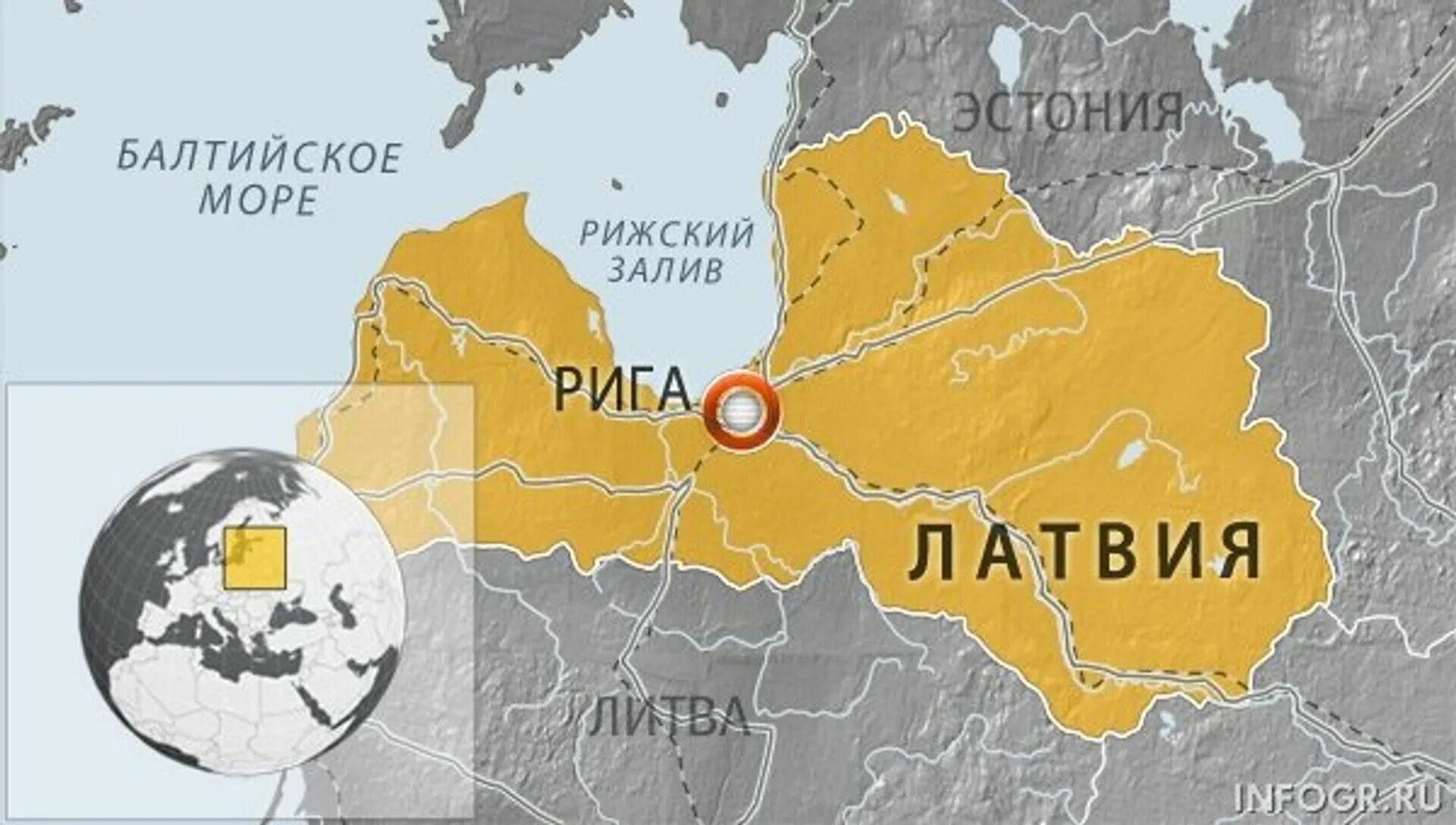 Соседи латвии