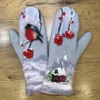Варежки дома