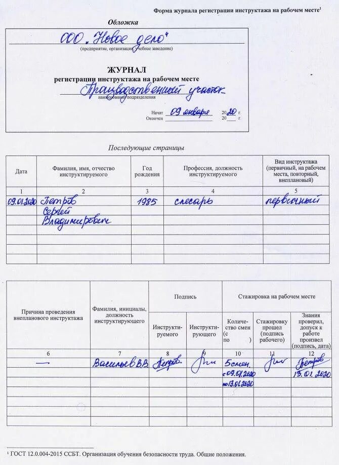 Как оформить стажировку работника
