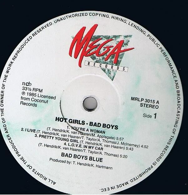 Hot girls bad boys blue. Группа Bad boys Blue 1985. Bad boys Blue - hot girls, Bad boys (1985). Группа Bad boys Blue альбомы 1985. Bad boys Blue 1985 LP.