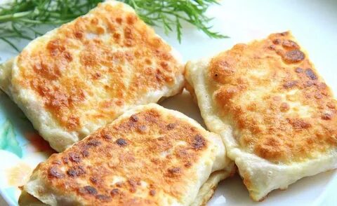 Пирожки из лаваша на сковороде с колбасой