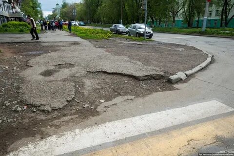 Был ли тротуары