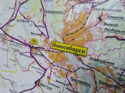 Карта трассы новосибирск