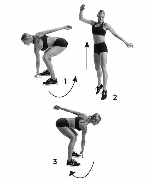 Сложные тренировки. In and out jump squats. Side jacks. Упражнение ходьба на месте. Планка с отведением ноги в сторону.