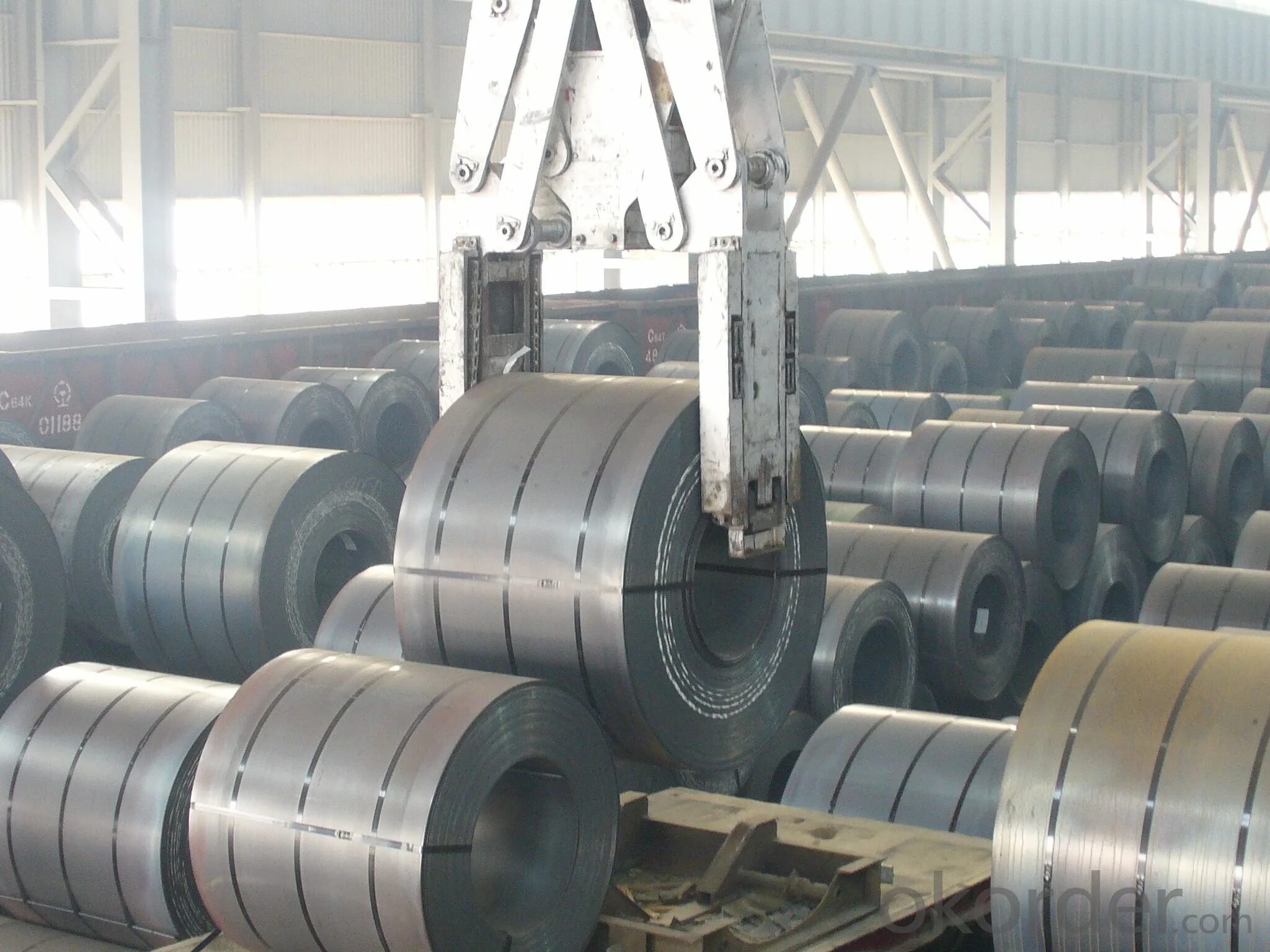 Hot rolled Steel strips. Carbon Steel Coil. Production Carbon Steel Coil. Steel strip 40х4.