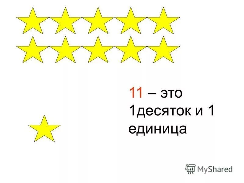 В 1 десятке 10