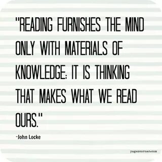 Think about reading 1