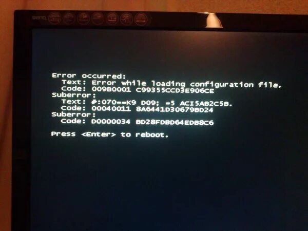 Sub error