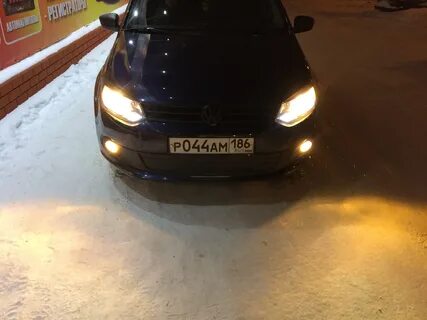 Противотуманные лампочки поло седан