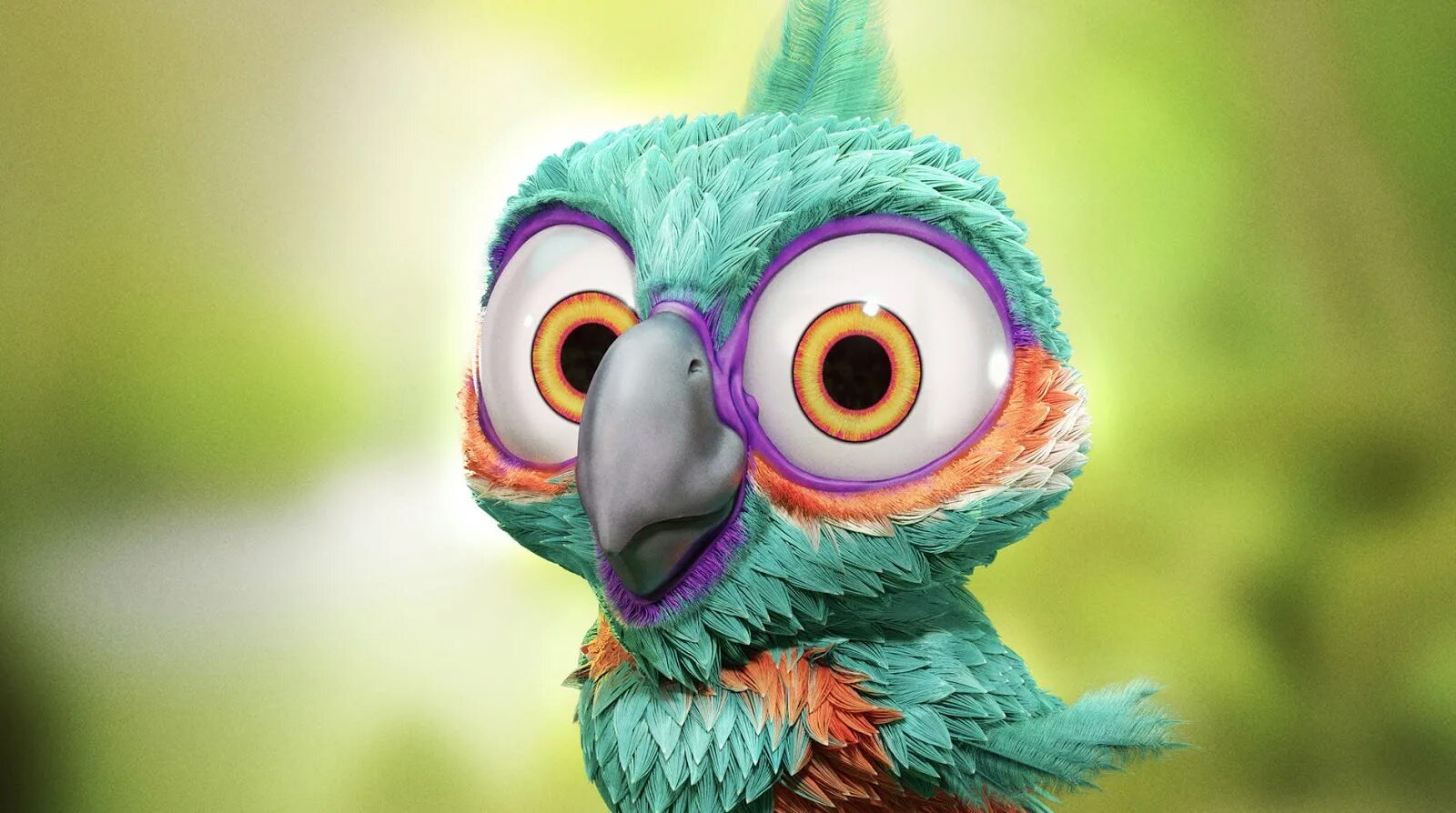 Включи bird. Птичка в Blender. 3d Bird cute.