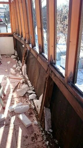 Как демонтировать балконную