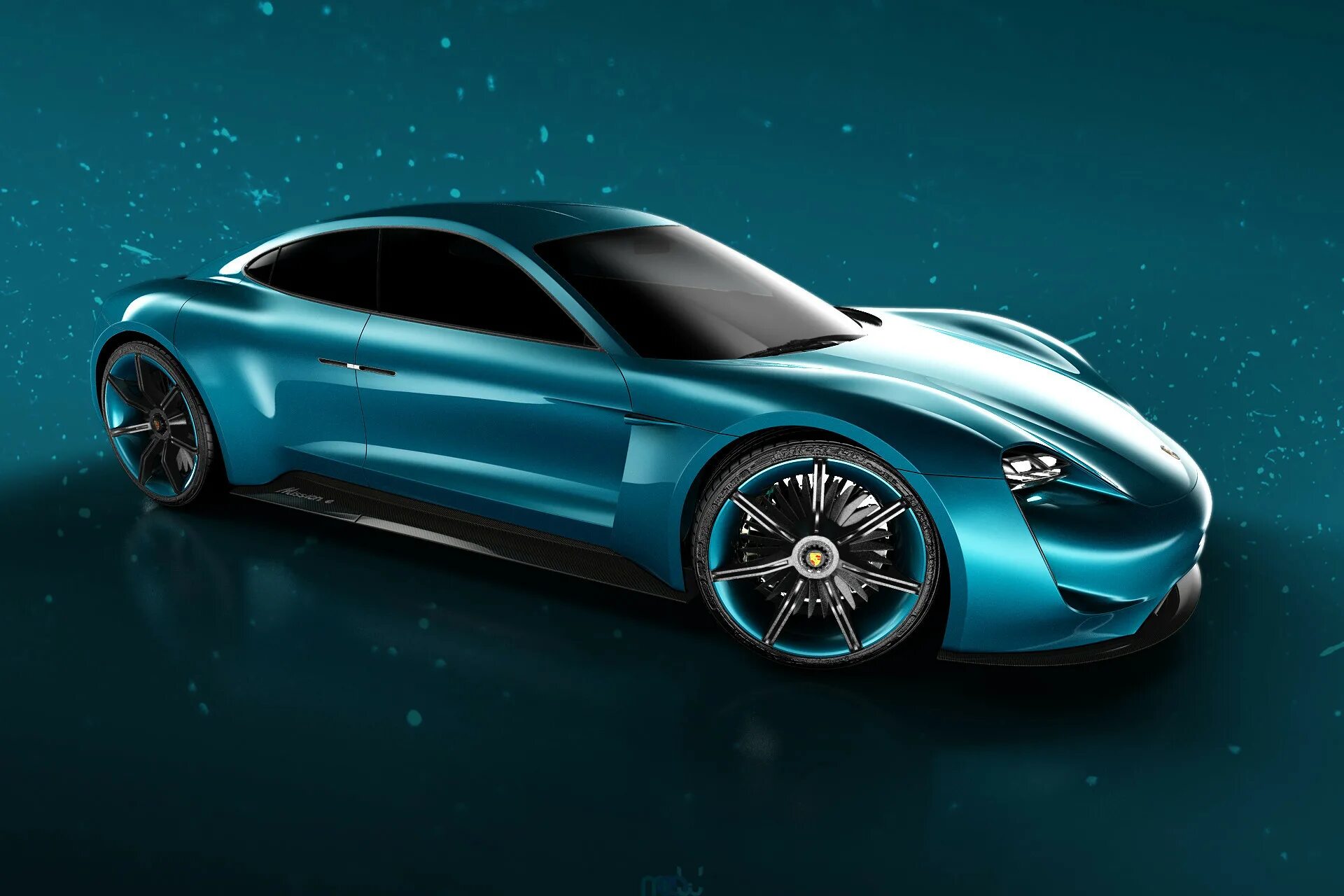 E car. Порше етрон. Porsche Tourer Electric. Синее Порше концепт. Porsche Electro car Blue.