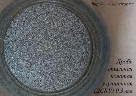 Дробь стальная улучшенная