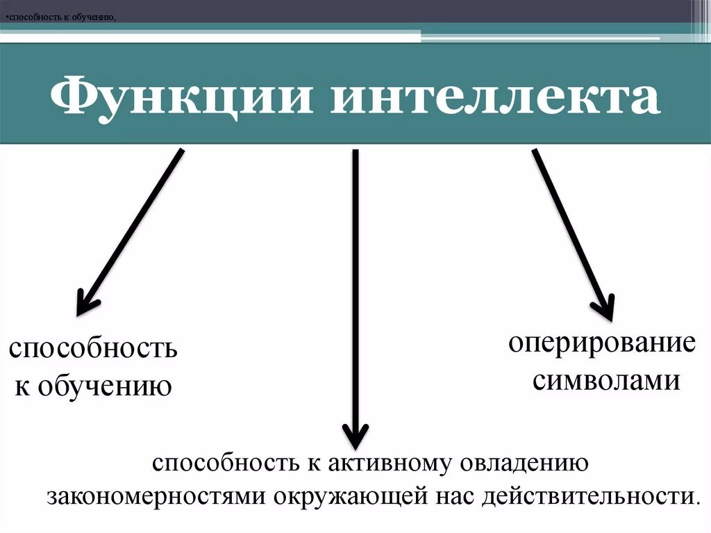 Функции интеллектуального потенциала. Функции интеллекта в психологии. Функции интеллектуальных способностей. Структура и функции социального интеллекта. Классификация интеллектуальных способностей.