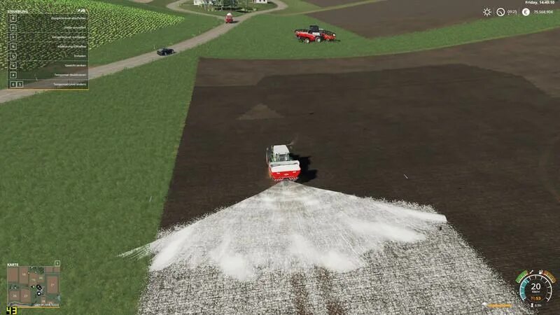 Как залить удобрение в farming simulator 22