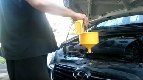 Хендай солярис залить антифриз