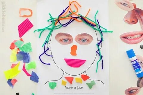 To make a face