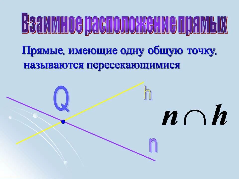 Скрещивающимися называют. Прямые называются пересекающимися если. Две пересекающиеся прямые называются. Прямые имеющие одну общую точку называют пересекающимися. Две прямые называются пересекающимися если.