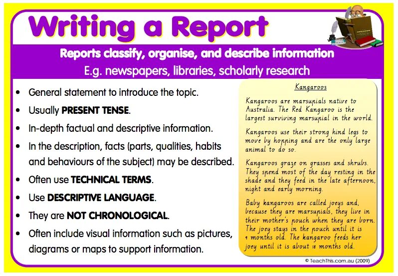 Report writing questions