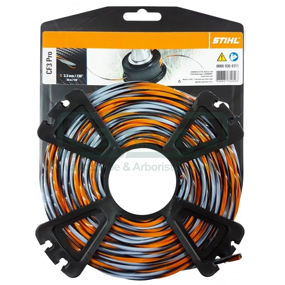 Stihl 4 мм. Струна триммерная stihl. штиль струна cf3. косильные струны cf3 pro ø 2,4 мм x 70,0 м 3k. высокотехнологичные косильные струны cf3 pro.